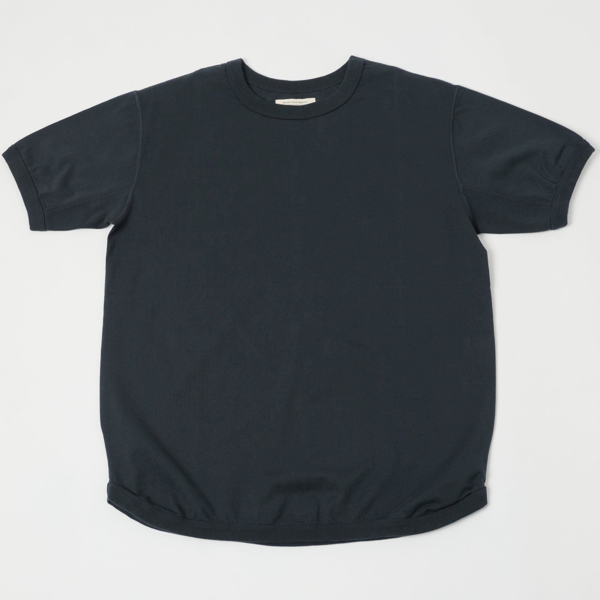 FULLCOUNT 5222 Flat Seam Heavyweight T-Shirt - Ink Black
