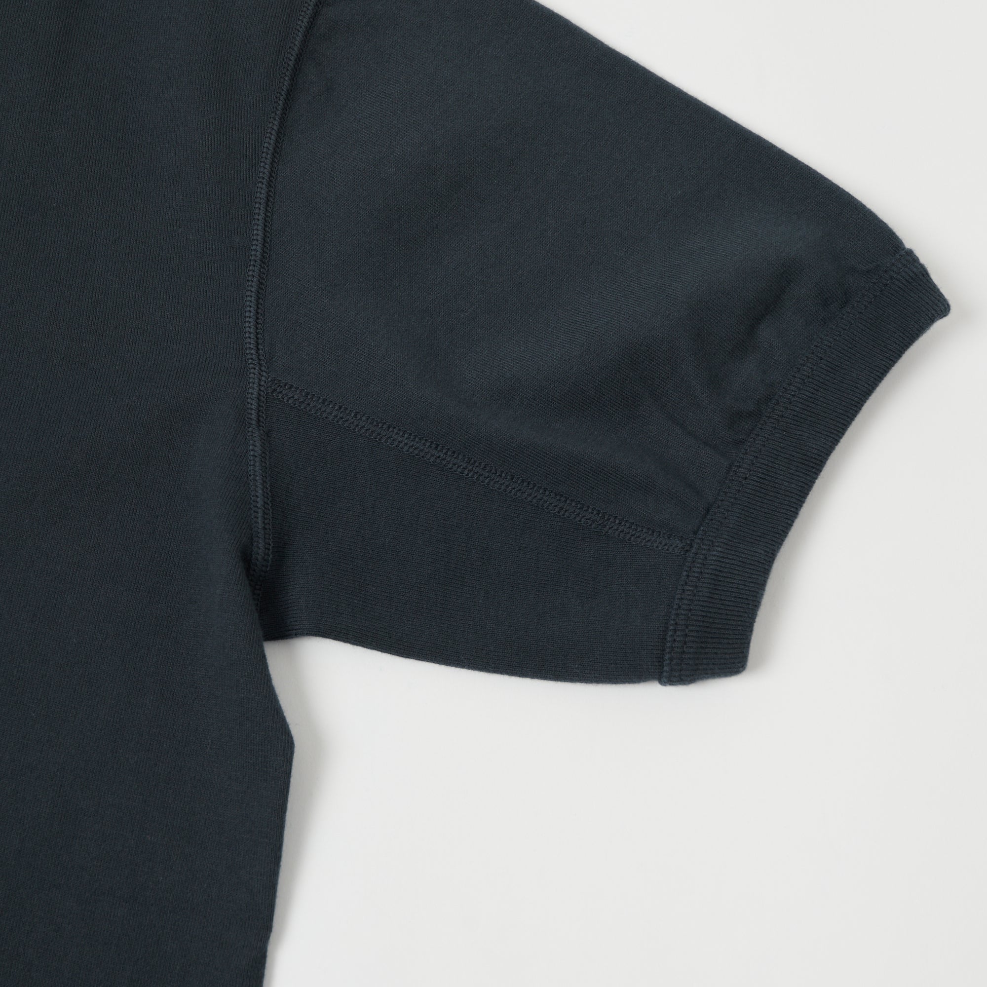 FULLCOUNT 5222 Flat Seam Heavyweight T-Shirt - Ink Black