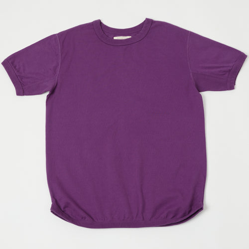 FULLCOUNT 5222 Flat Seam Heavyweight T-Shirt - Purple