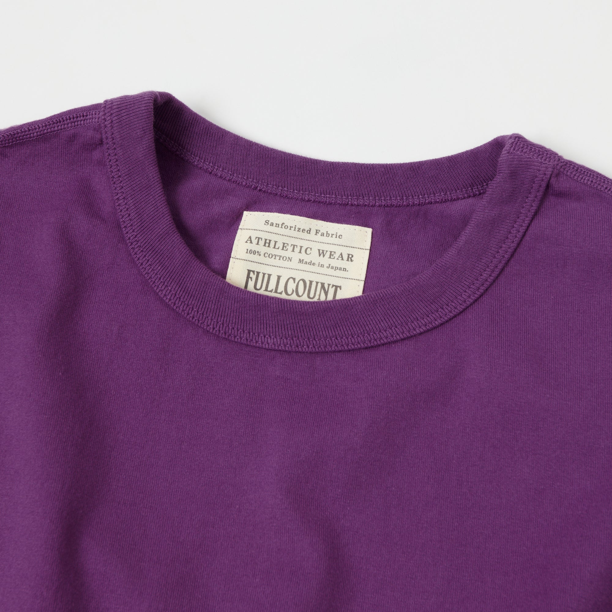 FULLCOUNT 5222 Flat Seam Heavyweight T-Shirt - Purple