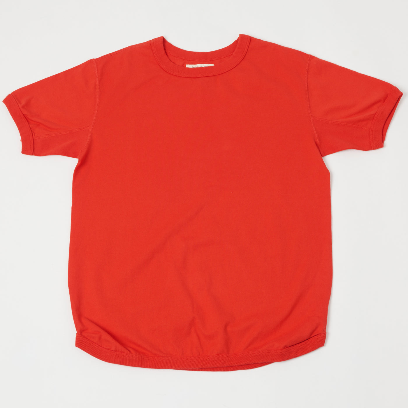 FULLCOUNT 5222 Flat Seam Heavyweight T-Shirt - Red