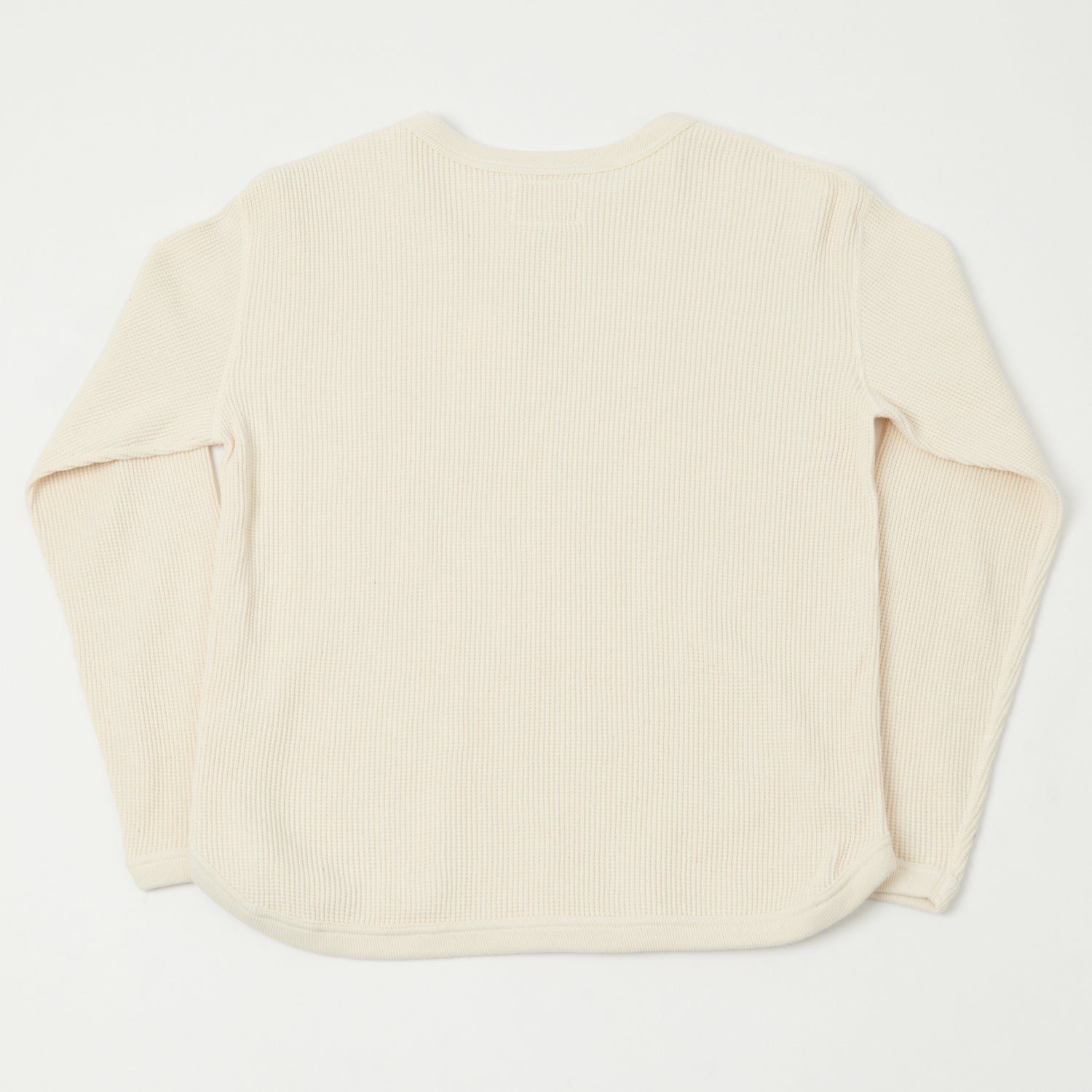 FULLCOUNT 5964 Heavyweight Waffle T-Shirt - Ecru