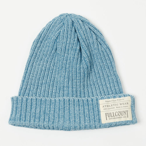 FULLCOUNT 6817 Rib Watch Cap - Faded Indigo