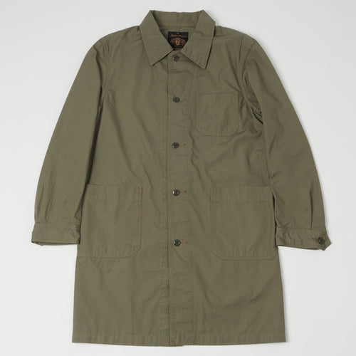 FULLCOUNT 2888 Poplin Atelier Coat - Ash Green