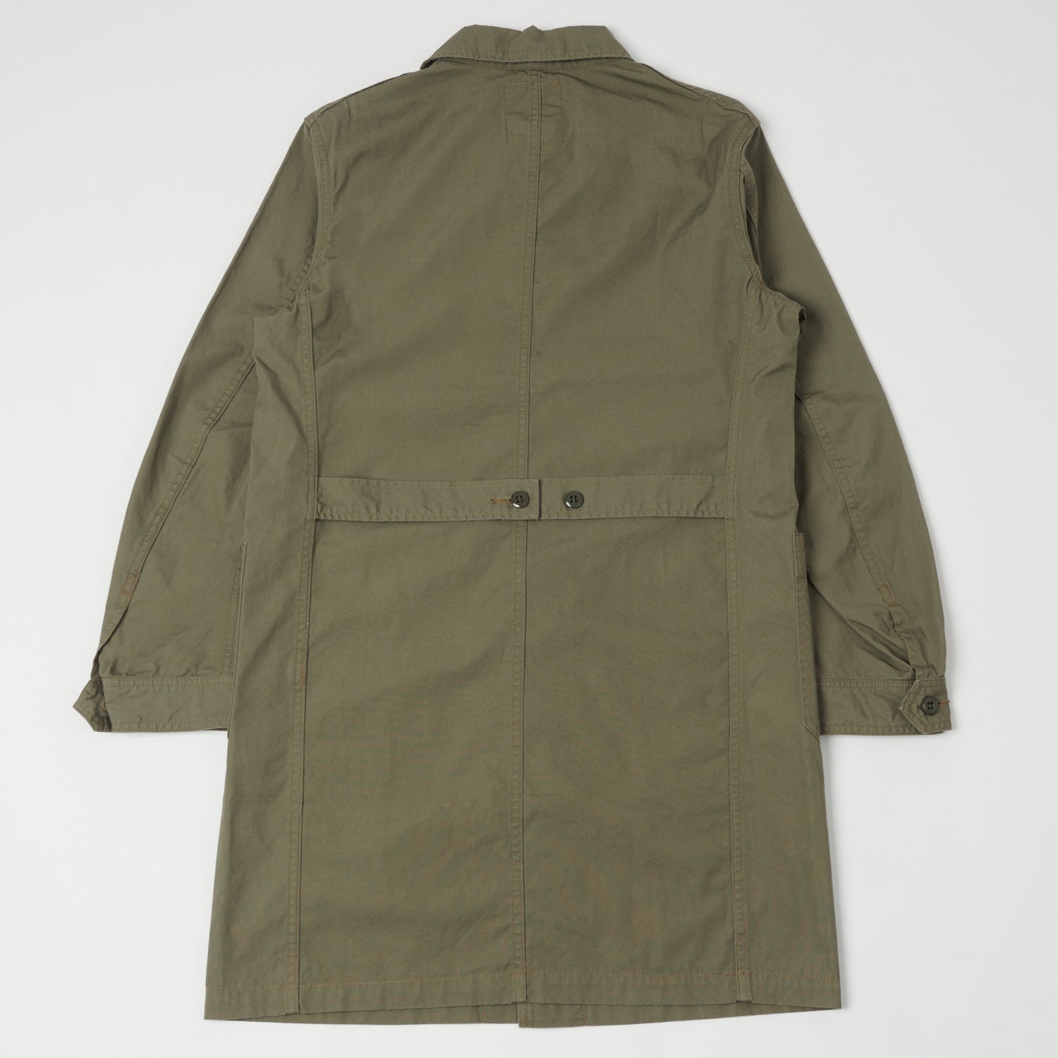 FULLCOUNT 2888 Poplin Atelier Coat - Ash Green