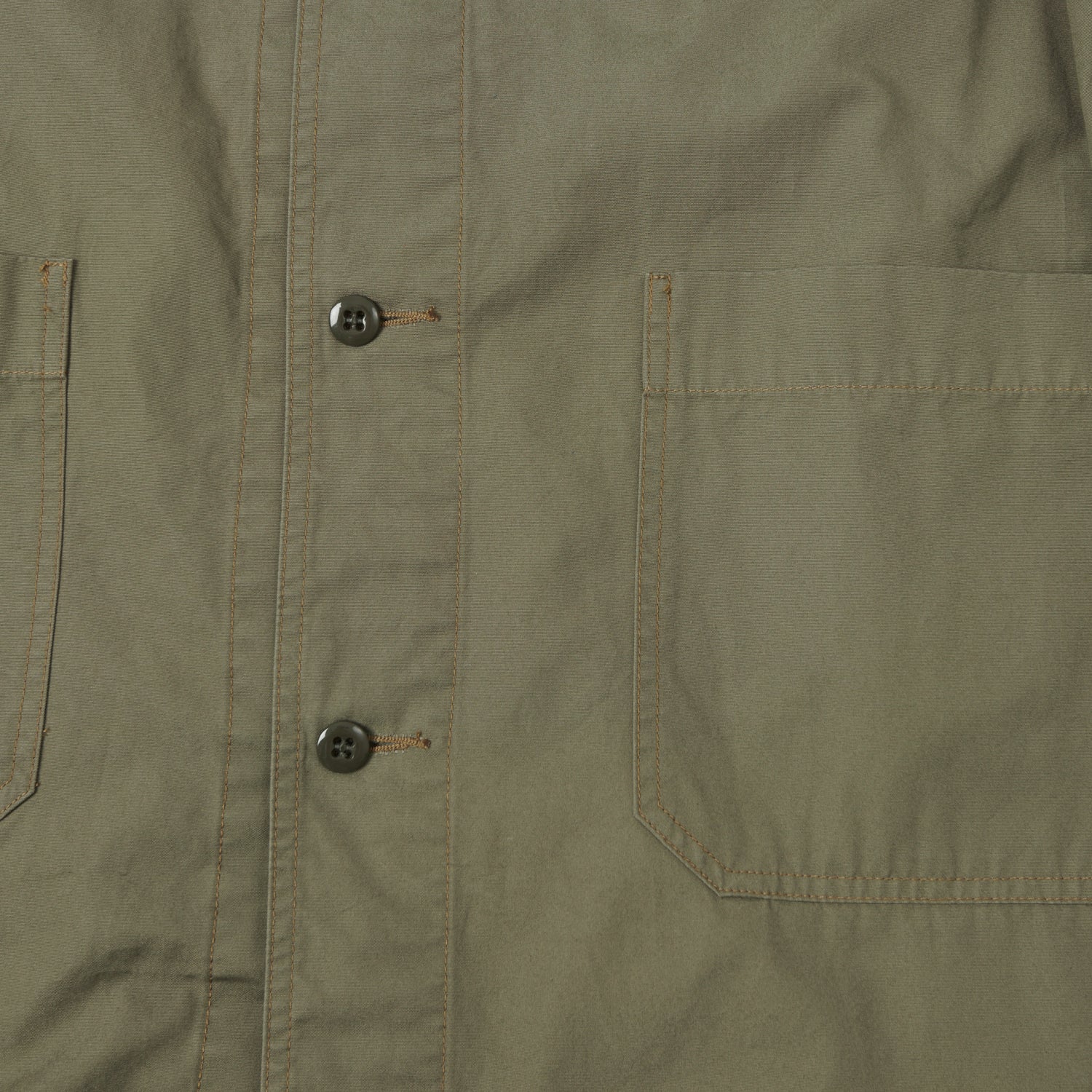 FULLCOUNT 2888 Poplin Atelier Coat - Ash Green