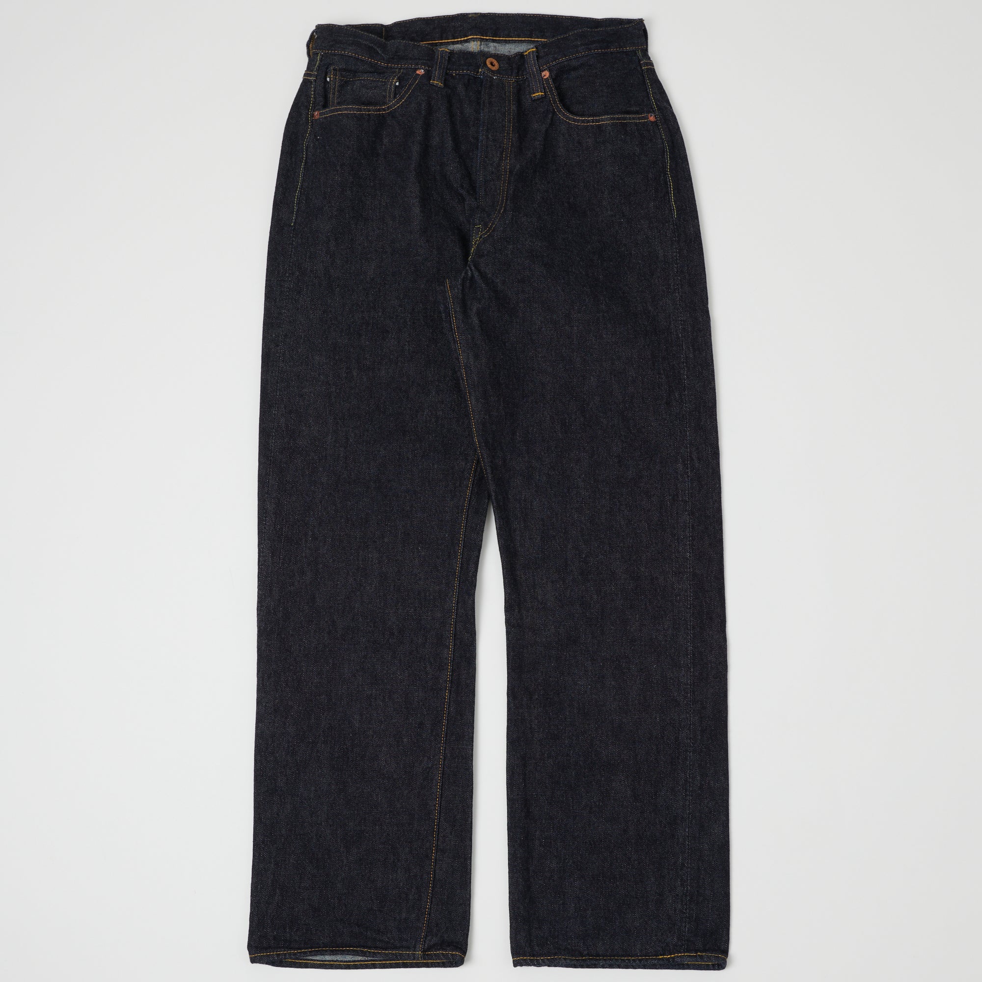 Full Count S0105W 14.4oz 'WWII' Loose Straight Jean - One Wash | SON OF ...