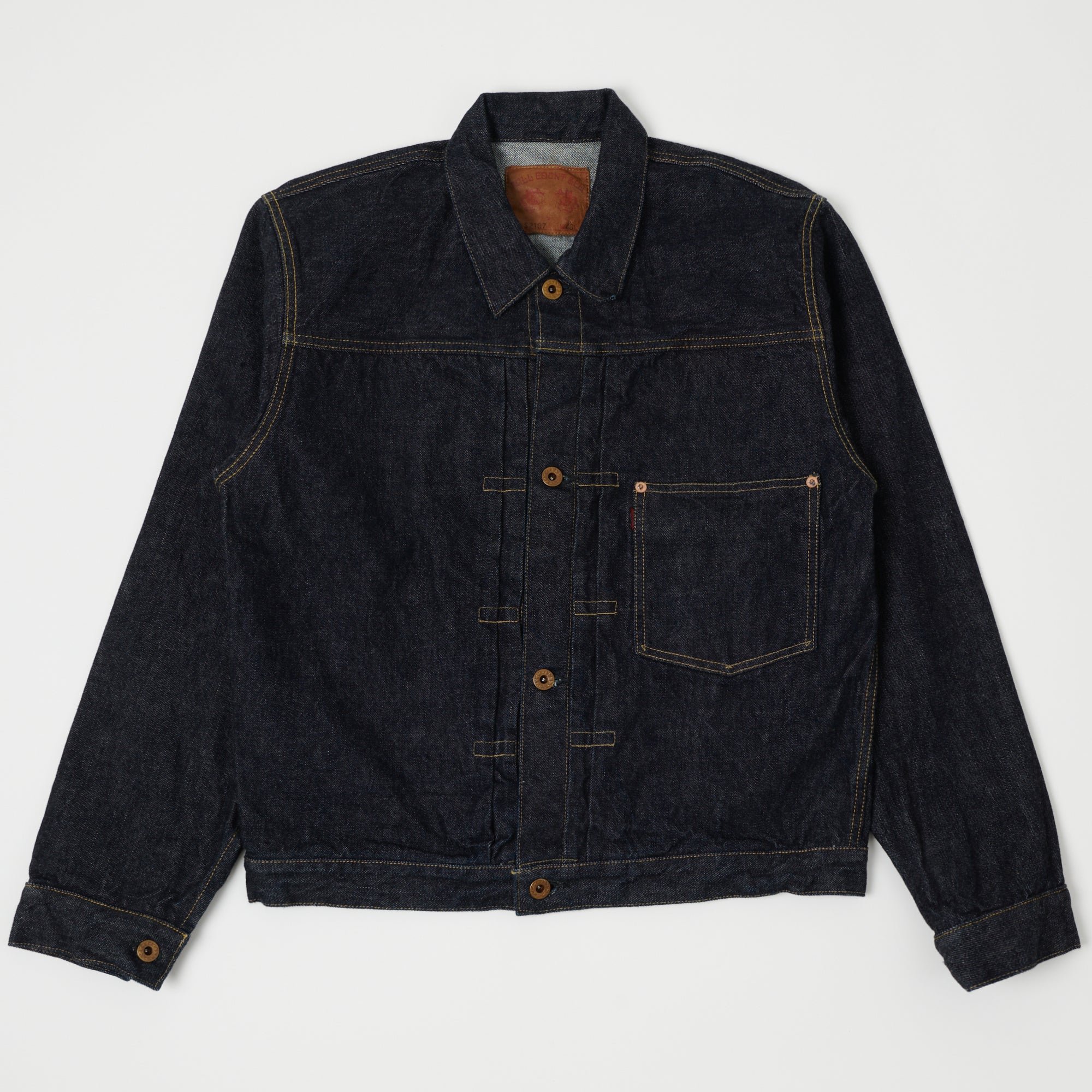 FULLCOUNT S2107 14oz Type I Denim Jacket - One Wash