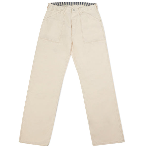 Freewheelers 2012001 Longshoreman Trouser - Raw White