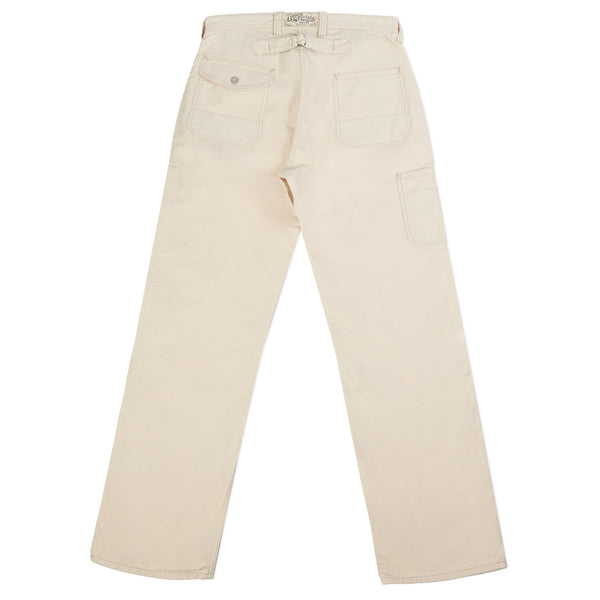 Freewheelers 2012001 Longshoreman Trouser - Raw White
