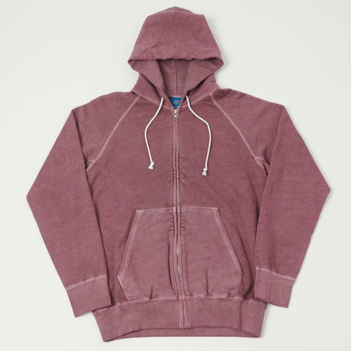 Good On Raglan Sleeve Zip Through Hoodie - Azuki