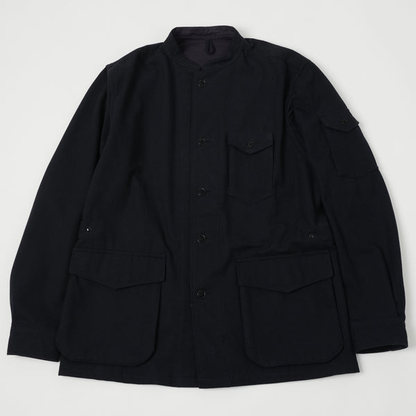Gorouta 0308 Band Collar Jacket - Navy | SON OF A STAG