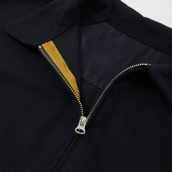 Gorouta 0310 Wool Zip Jacket - Navy