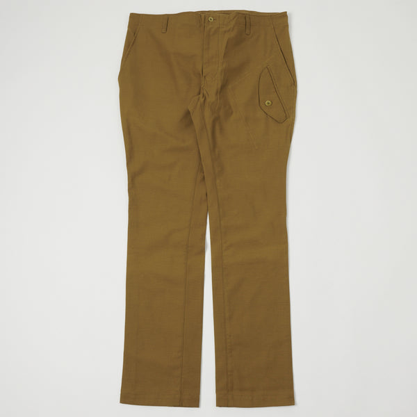 Gorouta 0404 Tapered Trouser - Brown/Olive