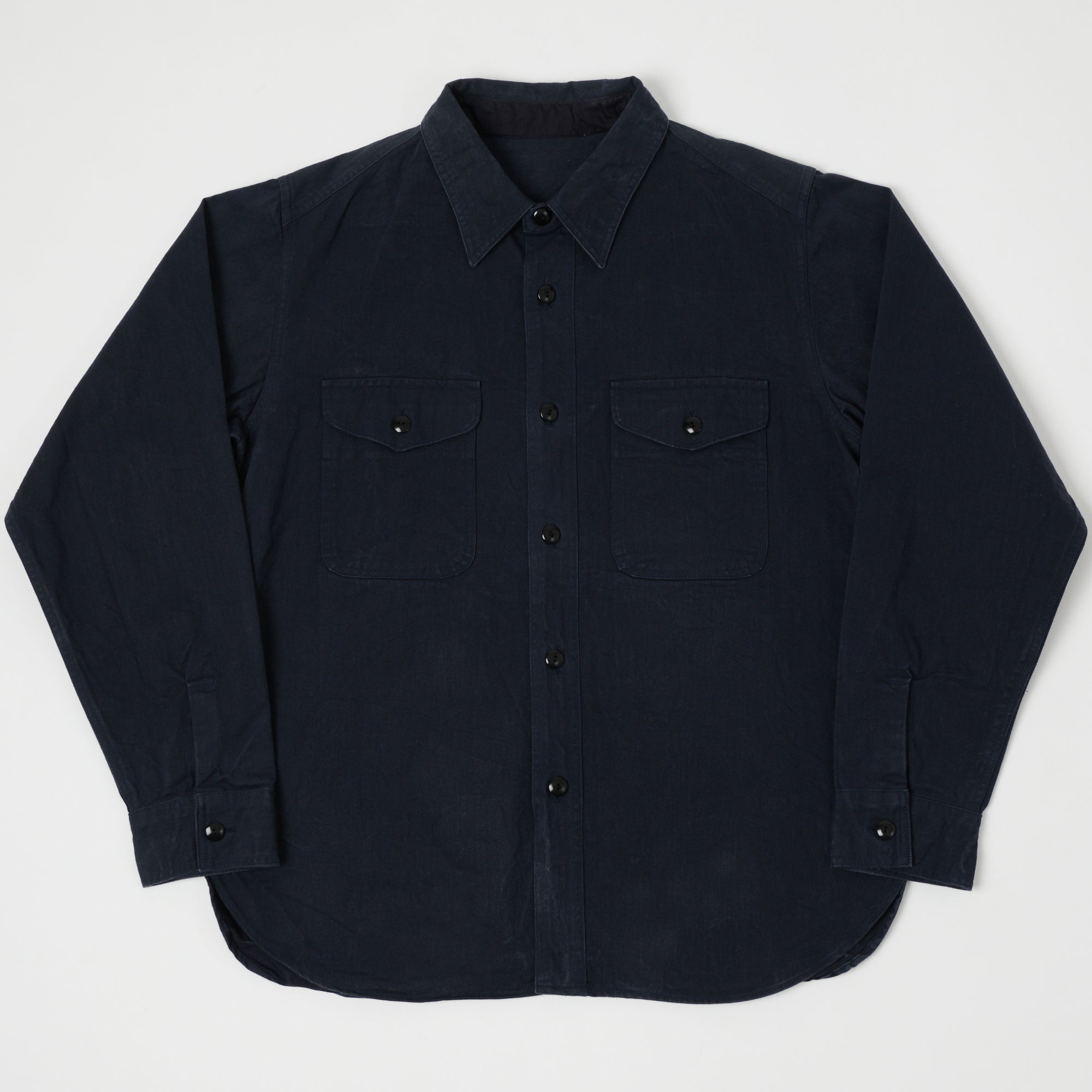 Gorouta x Son of a Stag Officer Shirt - Navy | SON OF A STAG