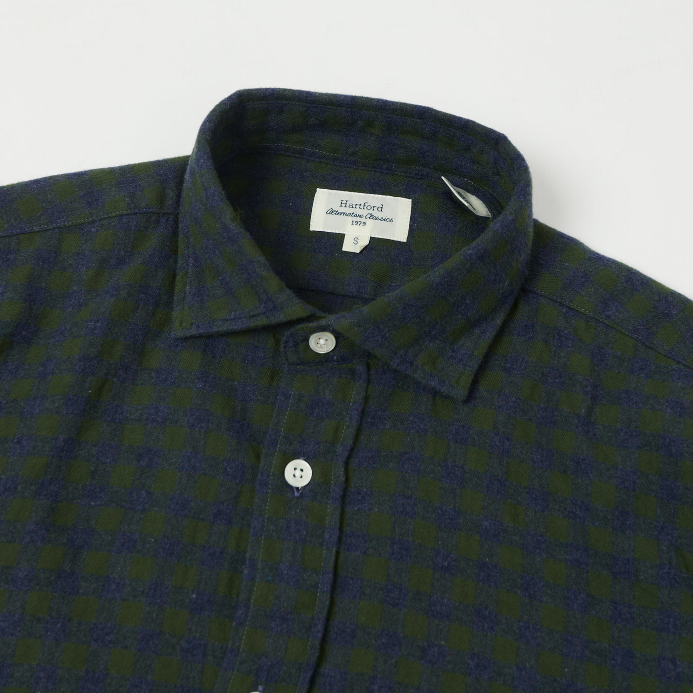 Hartford 'Paul' Gingham Shirt - Green