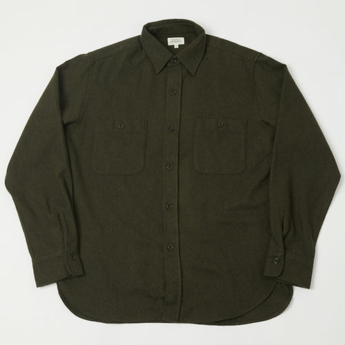 Hartford 'Percey' Wool Shirt - Army