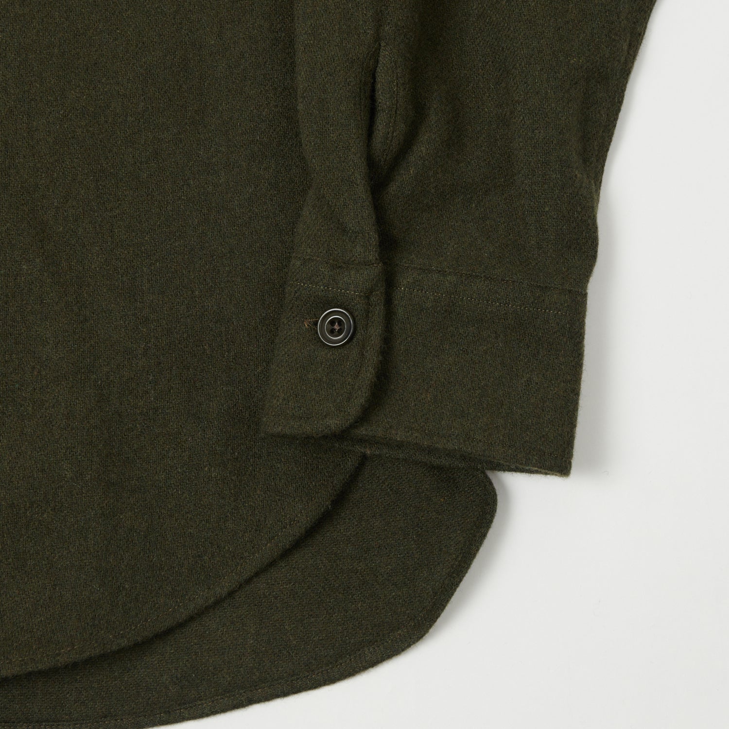 Hartford 'Percey' Wool Shirt - Army