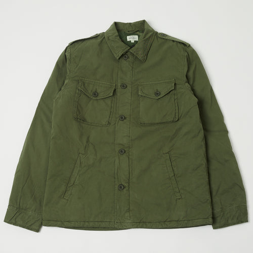 Hartford 'Jonah' Military Workers Jacket - Army Green