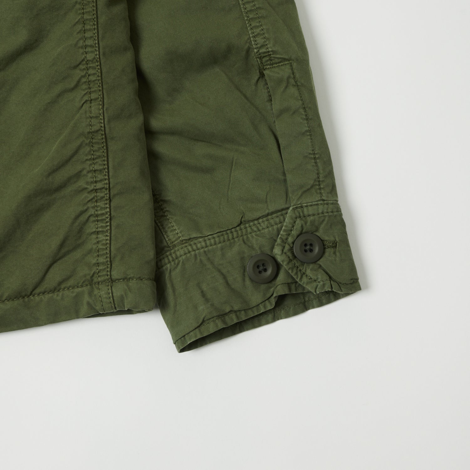 Hartford 'Jonah' Military Workers Jacket - Army Green