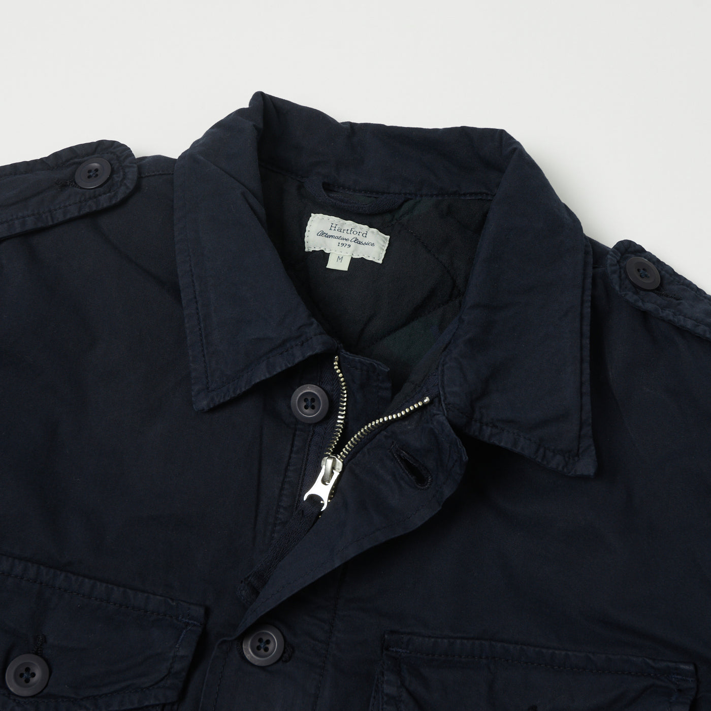 Hartford 'Jonah' Military Workers Jacket - Navy