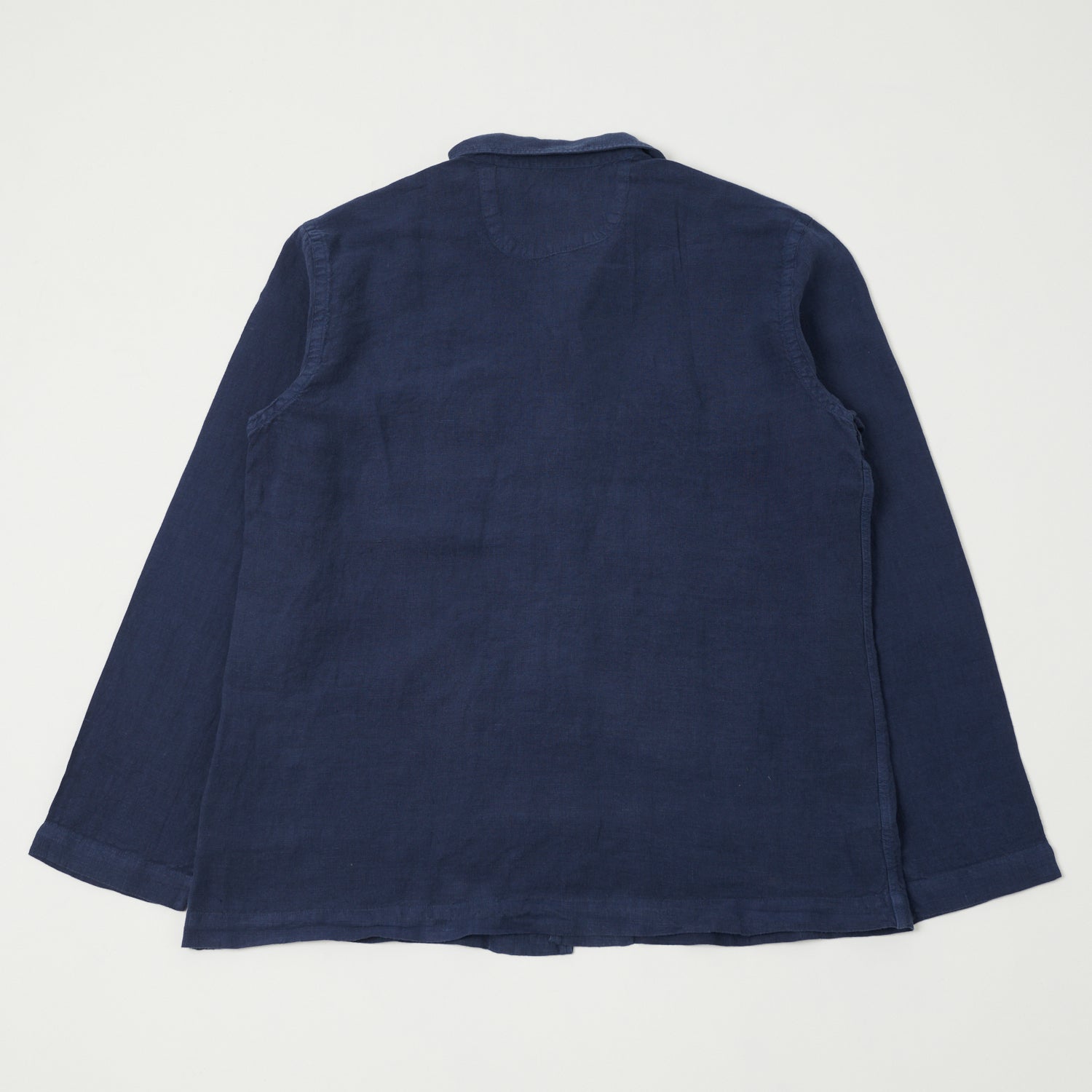 Hartford 'Perry Pat' Linen Work Jacket - Indigo