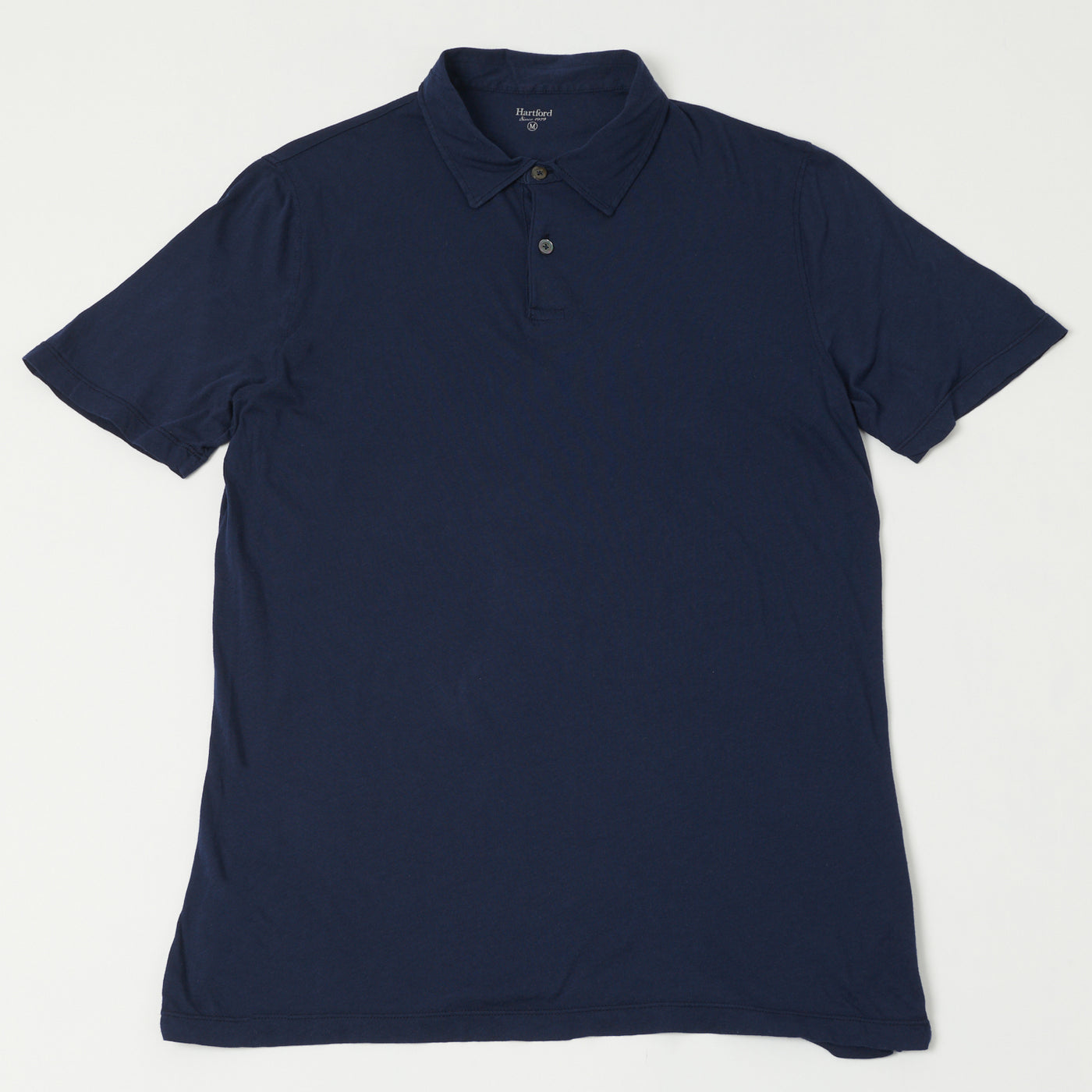 Hartford Lightweight Jersey Polo Shirt - Navy