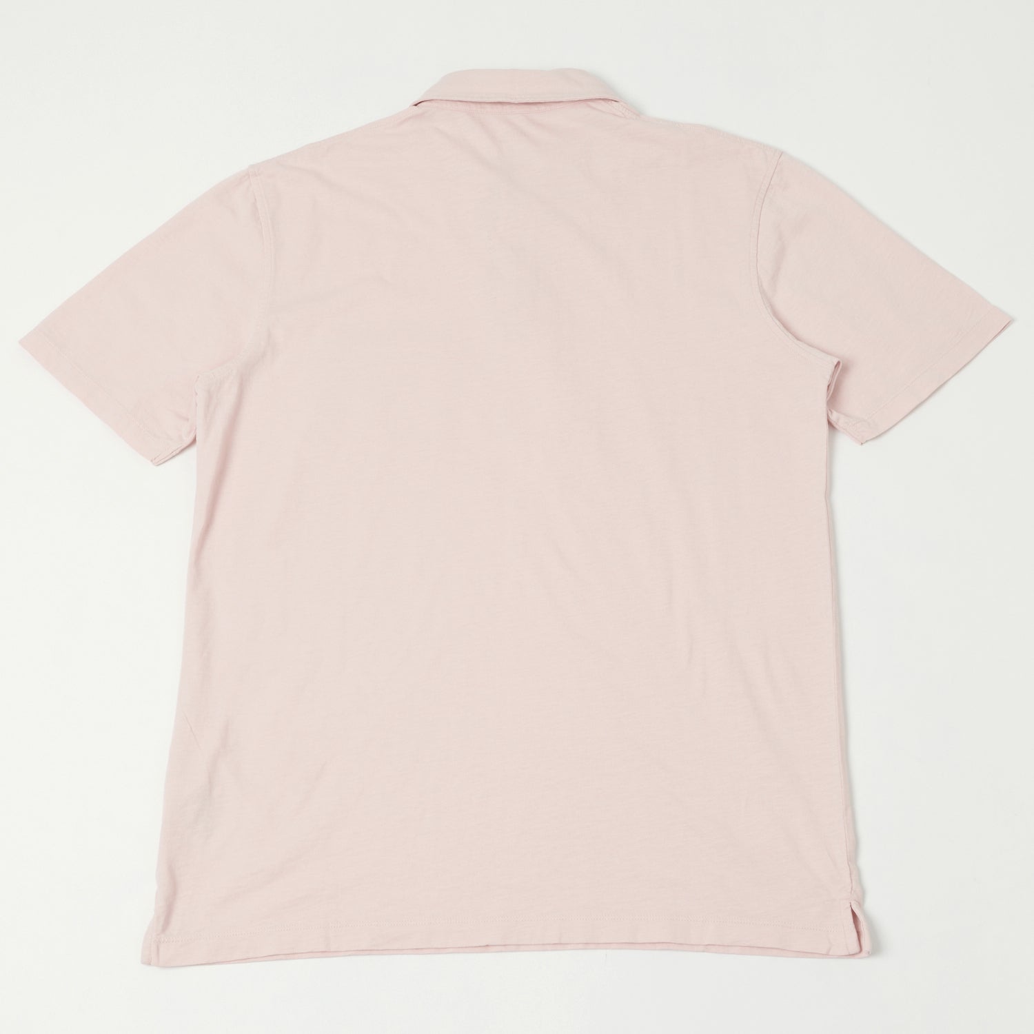 Hartford  Slub Jersey Polo Shirt - Faded Pink