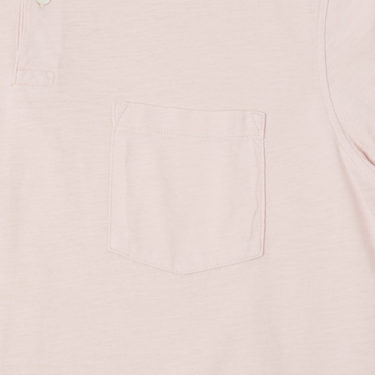 Hartford  Slub Jersey Polo Shirt - Faded Pink