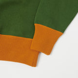 Heller's Cafe MHS 65 Print Sweatshirt Green/Orange