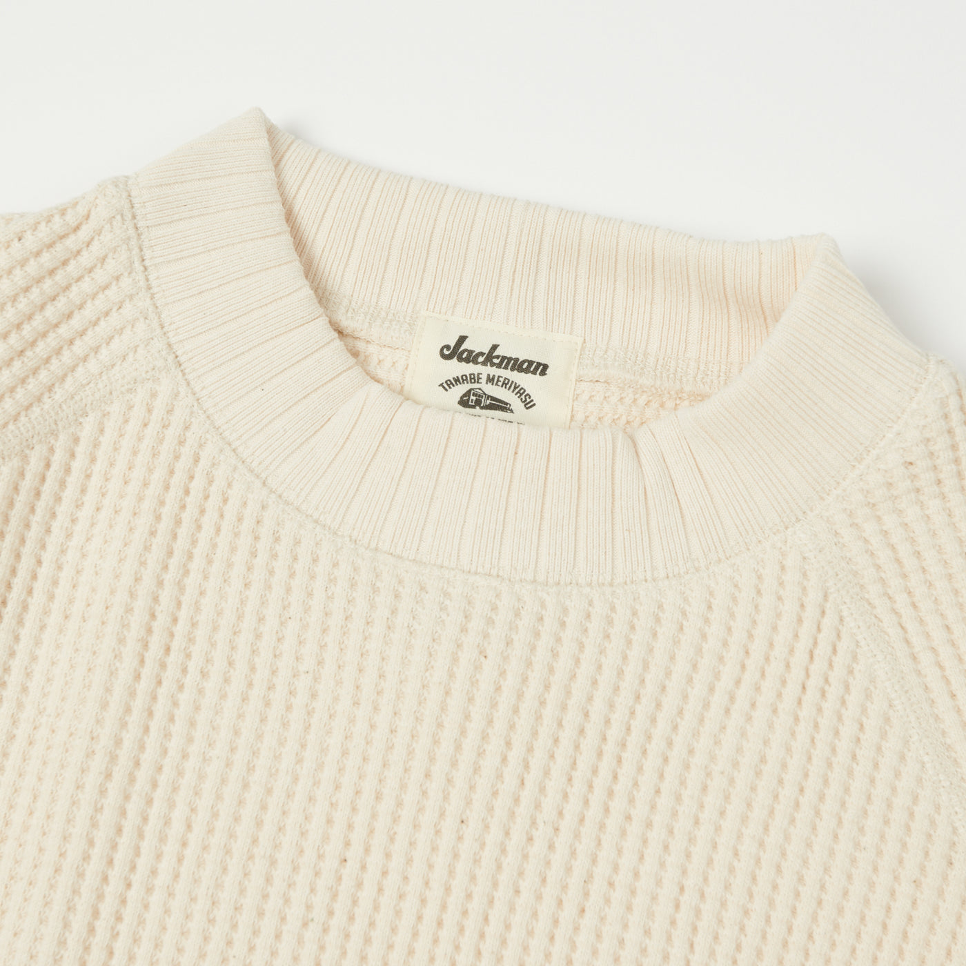Jackman Midneck Waffle Sweatshirt - Ivory