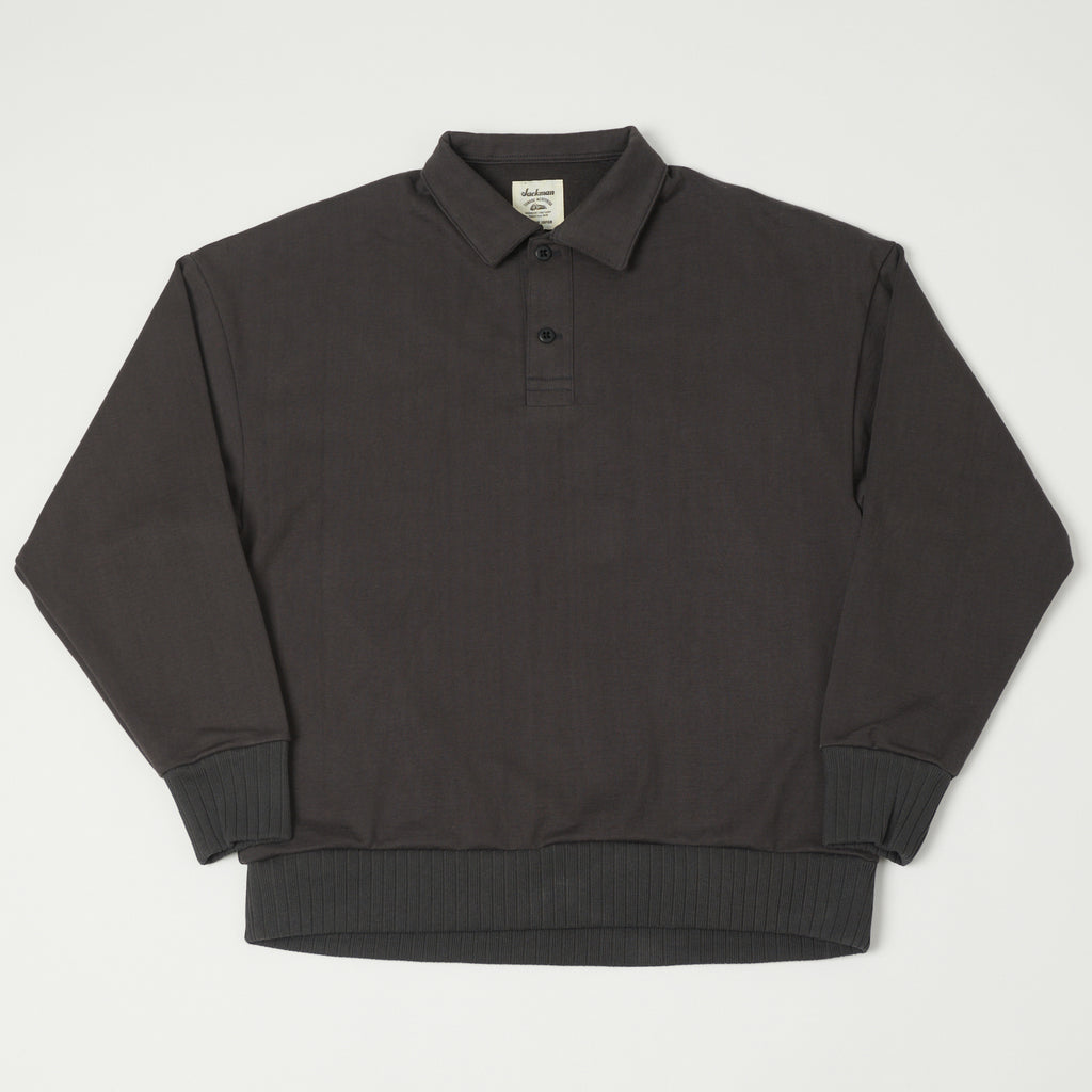 Jackman JM7266 Dotsume Sweat Owners Polo - Charcoal