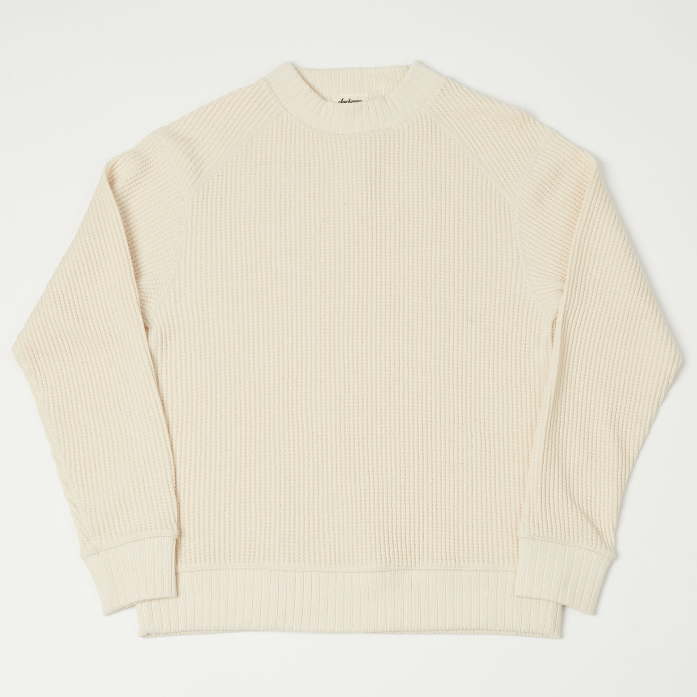 Jackman Midneck Waffle Sweatshirt - Ivory