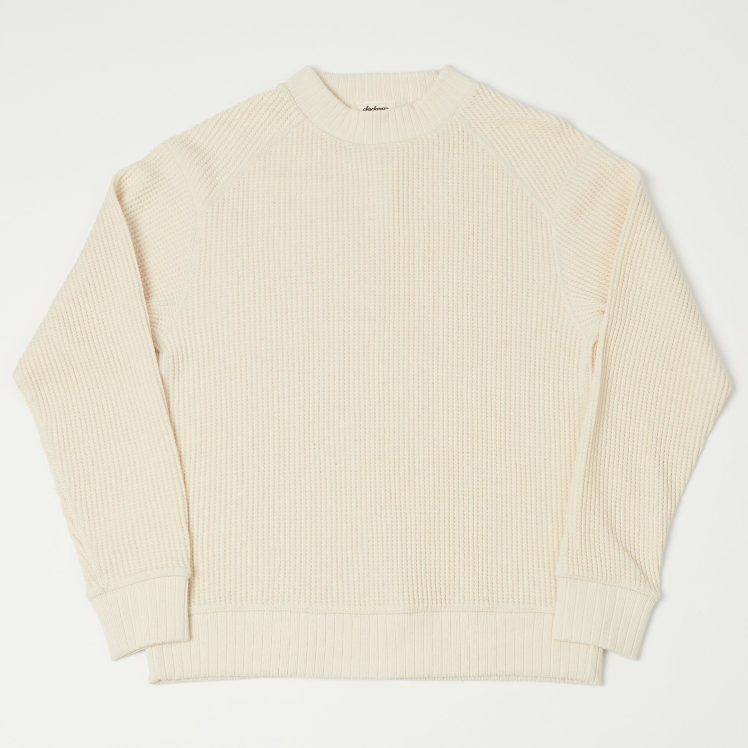Jackman Midneck Waffle Sweatshirt - Ivory