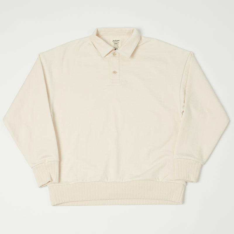 Jackman JM7266 Dotsume Sweat Owners Polo Shirt - Ivory