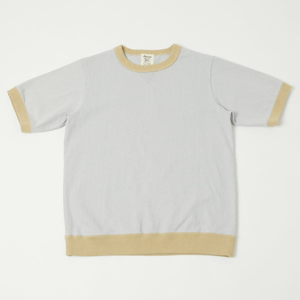 Jackman JM5110 Dotsume Rib Tee - Iceberg/Butter
