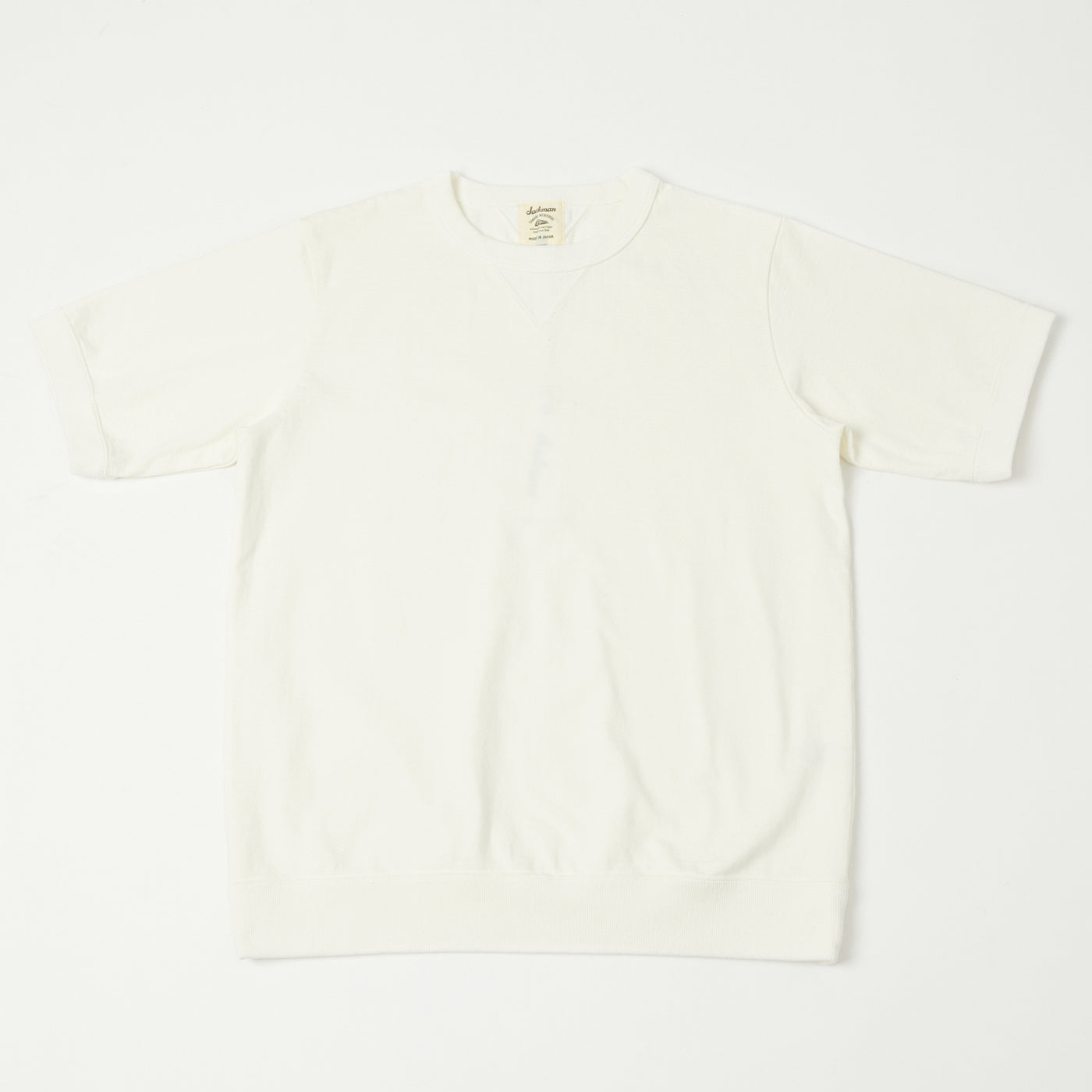 Jackman Dotsume Rib T-Shirt - Off White