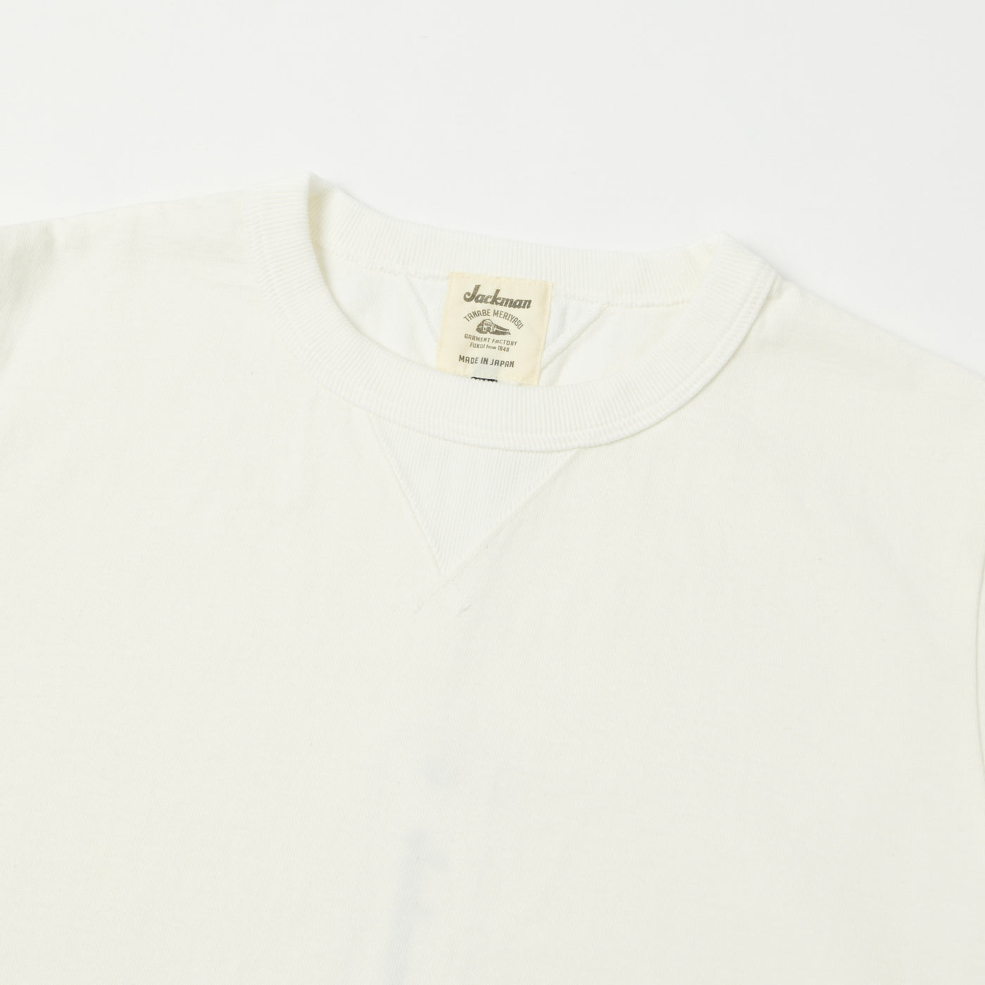 ショップレビュー ランキング Jackman JM5110 Dotsume Rib Tee - Off White | SON OF A STAG トップス
