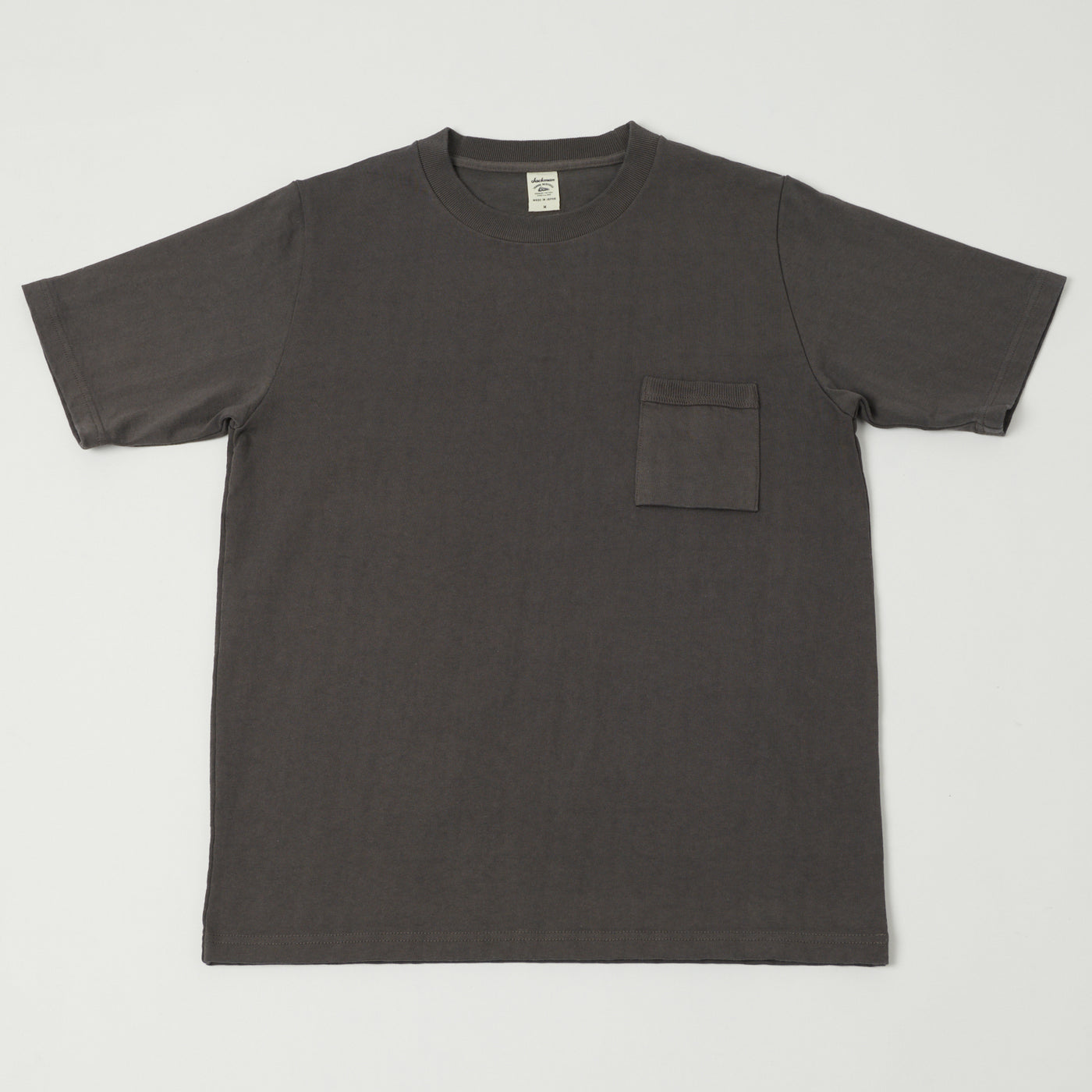 Jackman Dotsume Pocket T-Shirt - Gunmetal