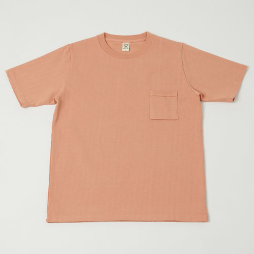 Jackman Dotsume Pocket T-Shirt - Coral