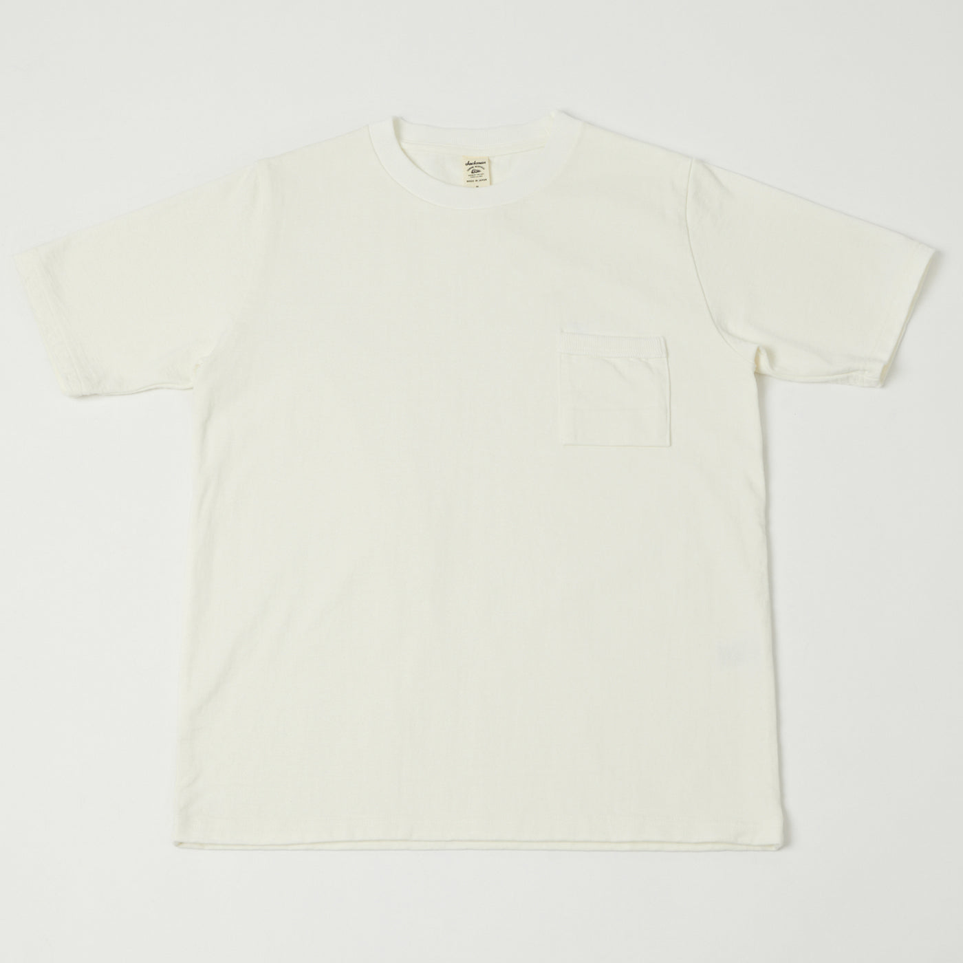 Jackman Dotsume Pocket T-Shirt - Off White