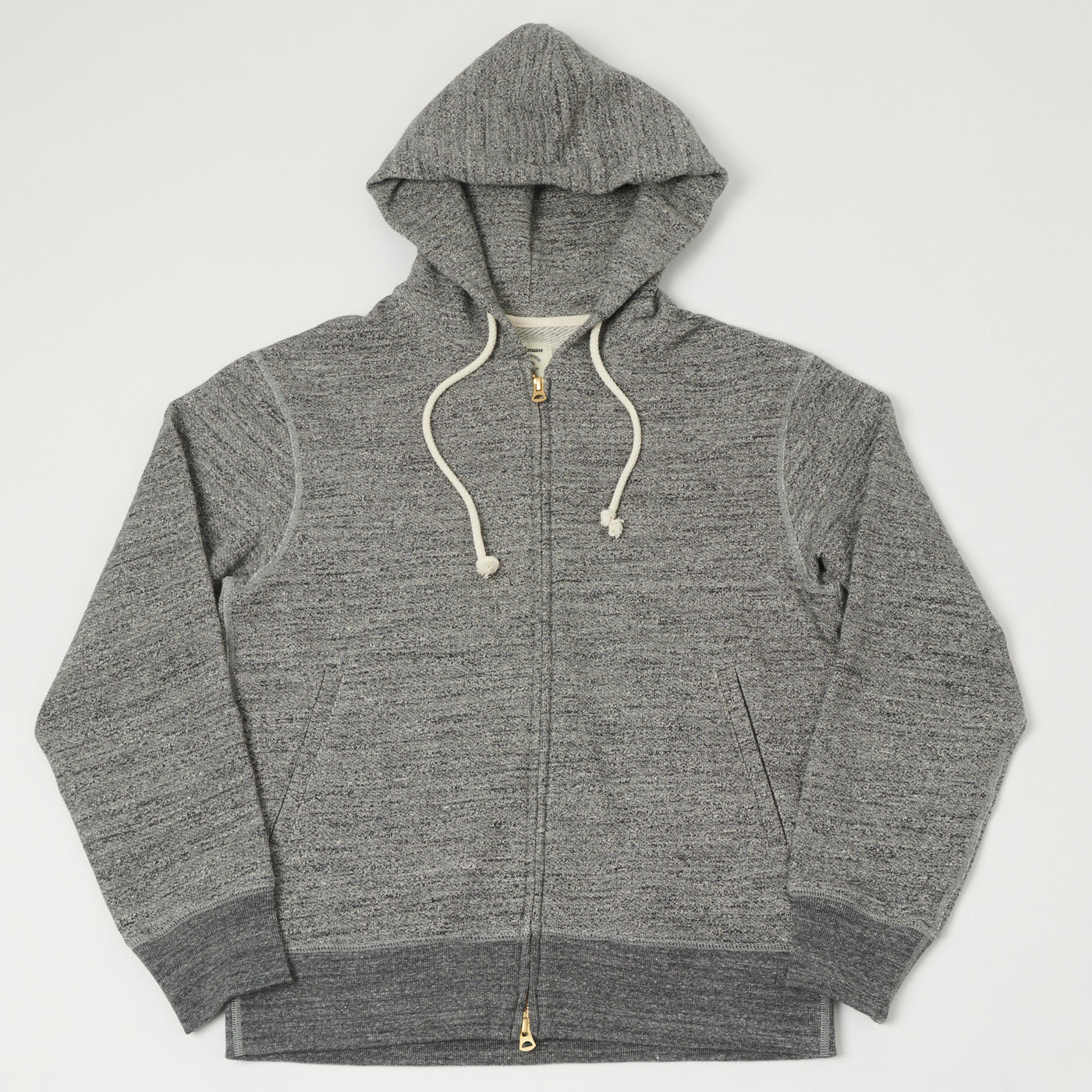 Jackman GG Zip Trough Sweat Parka - Charcoal