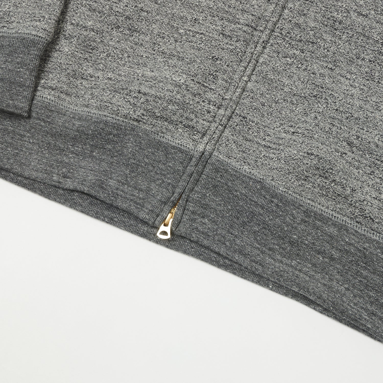 Jackman GG Zip Trough Sweat Parka - Charcoal