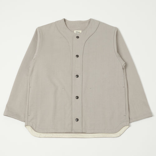 Jackman Dotsume UF Sweat Cardigan - Solid Grey