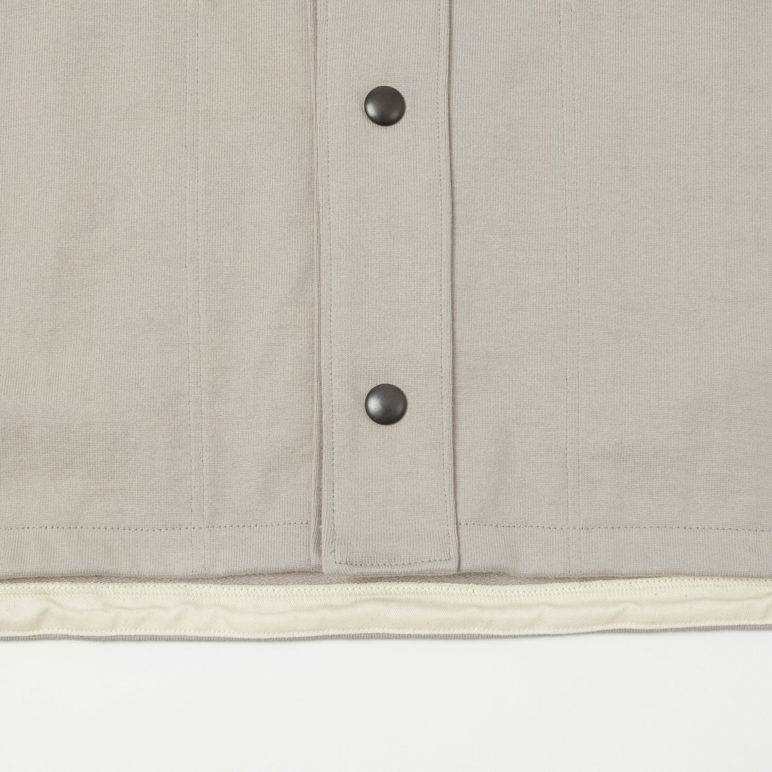 Jackman Dotsume UF Sweat Cardigan - Solid Grey