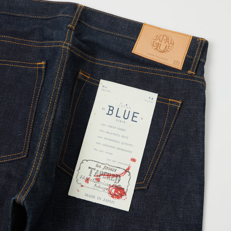 Japan Blue JB0401 14.8oz Slim Tapered Jean - Raw