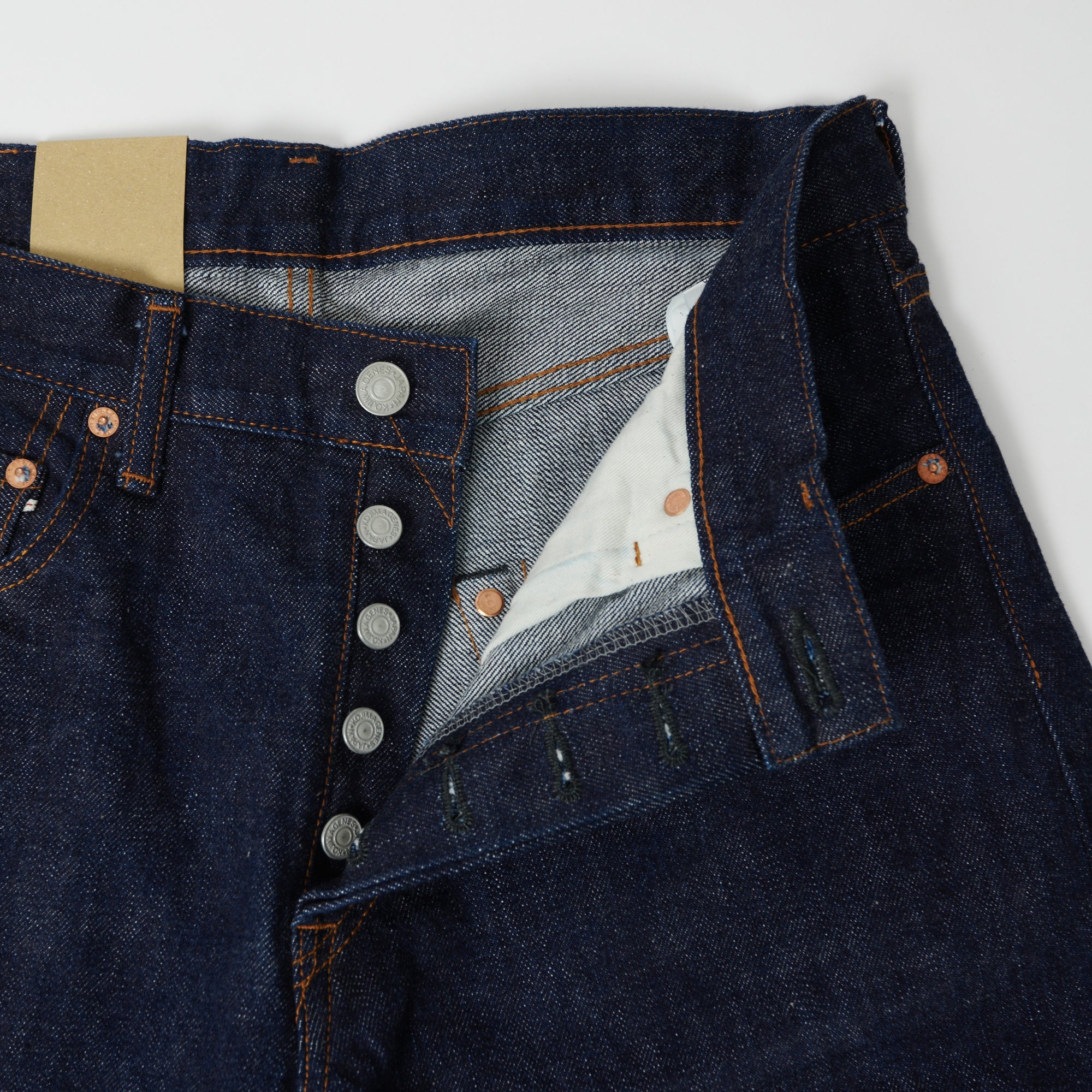 Kojima Genes RNB-102S 15oz Slim Tapered Jean - One Wash