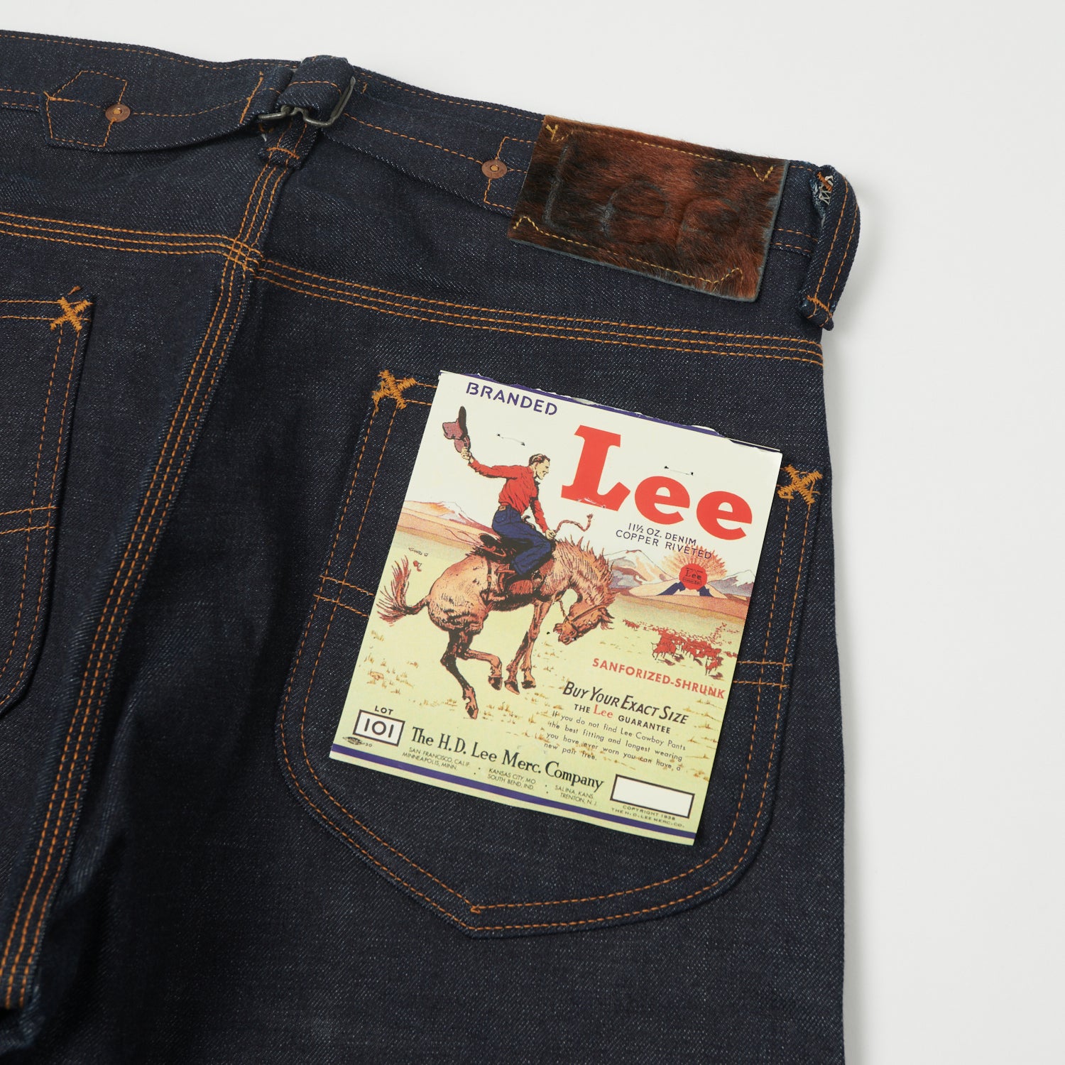 Lee Archives 1937 Cowboy 101b Wide Straight Jean - Raw | SON OF A STAG