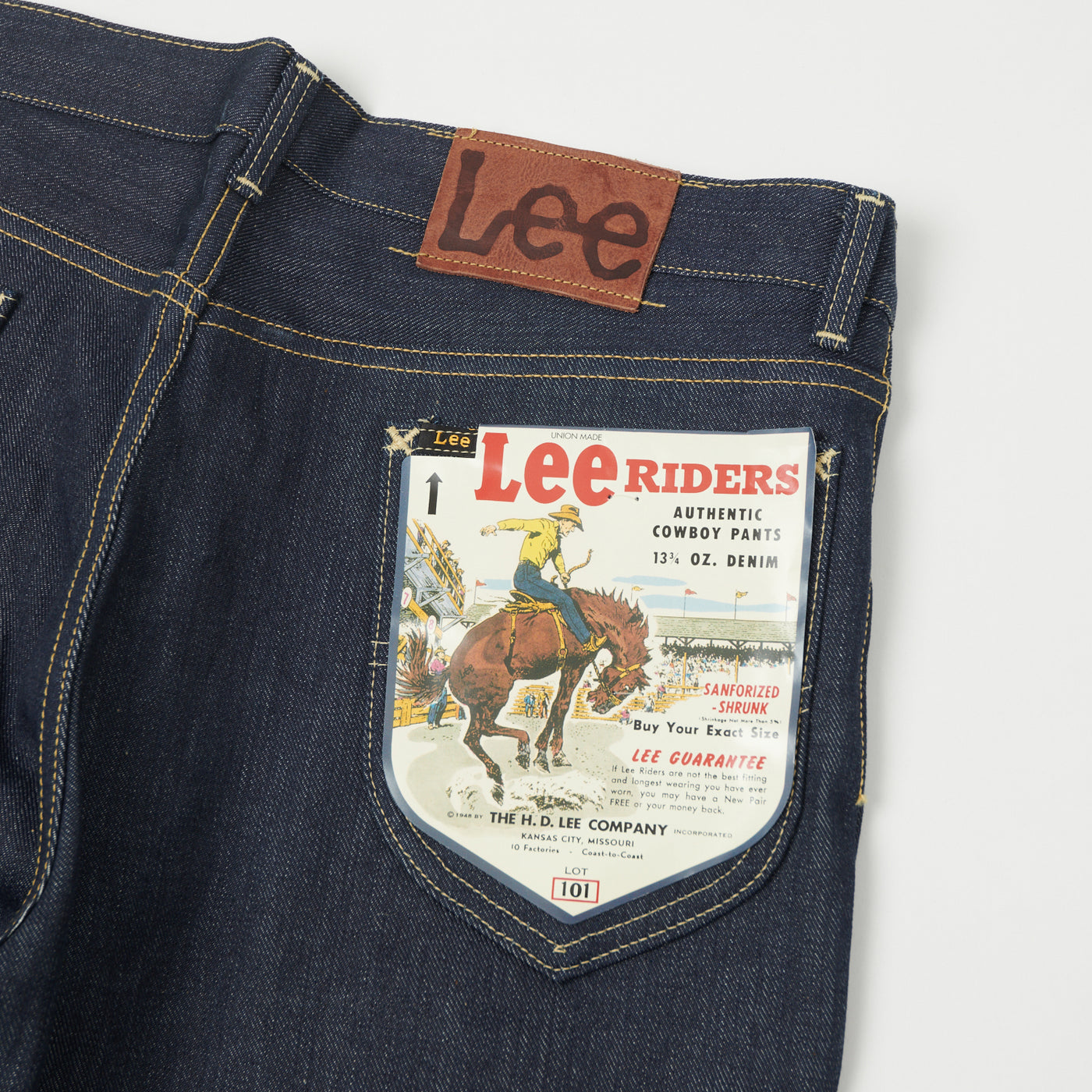 Lee Archives 'Riders' 101B Regular Straight Jean Raw SON OF A STAG