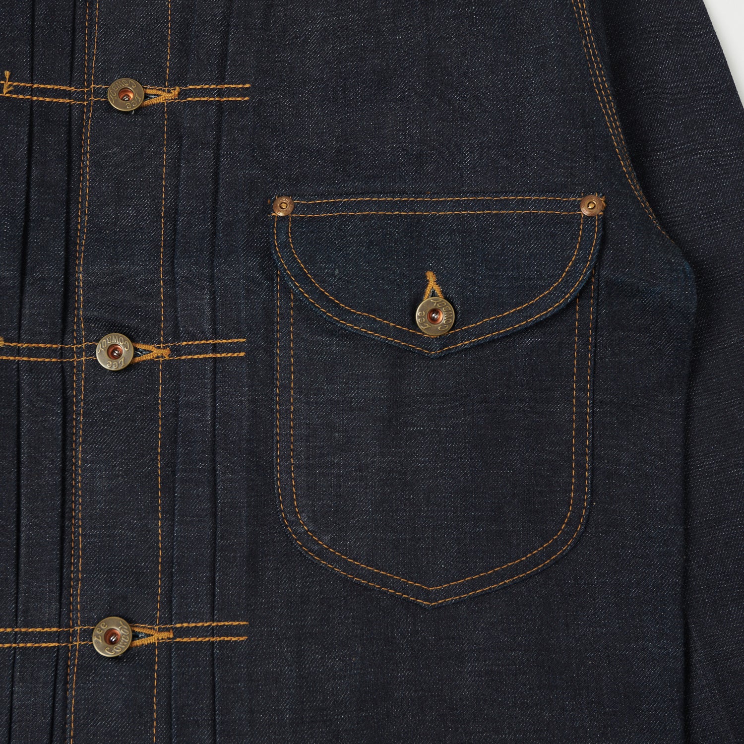 Lee Archives 1937 'Real Vintage Cowboy' 101J Jacket - Raw